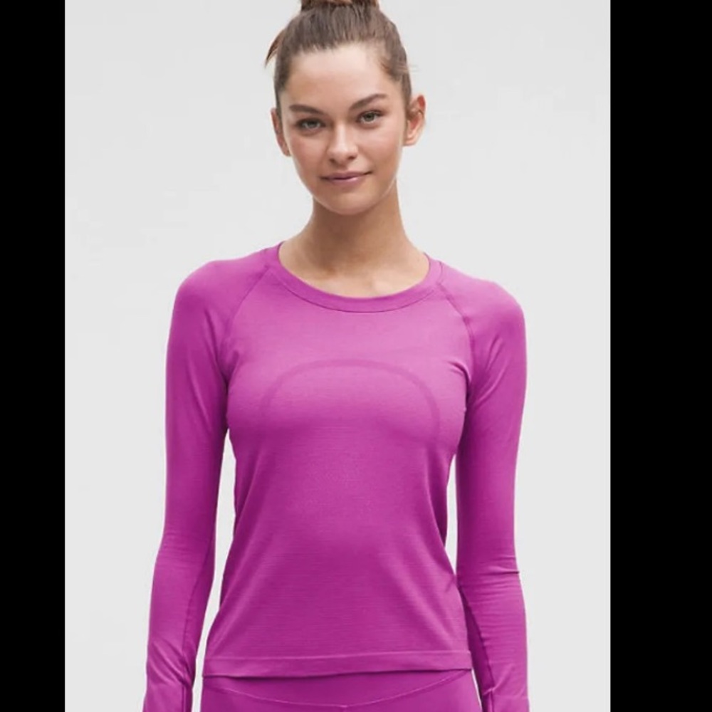lululemon athletica Purple Long Sleeve Tee
